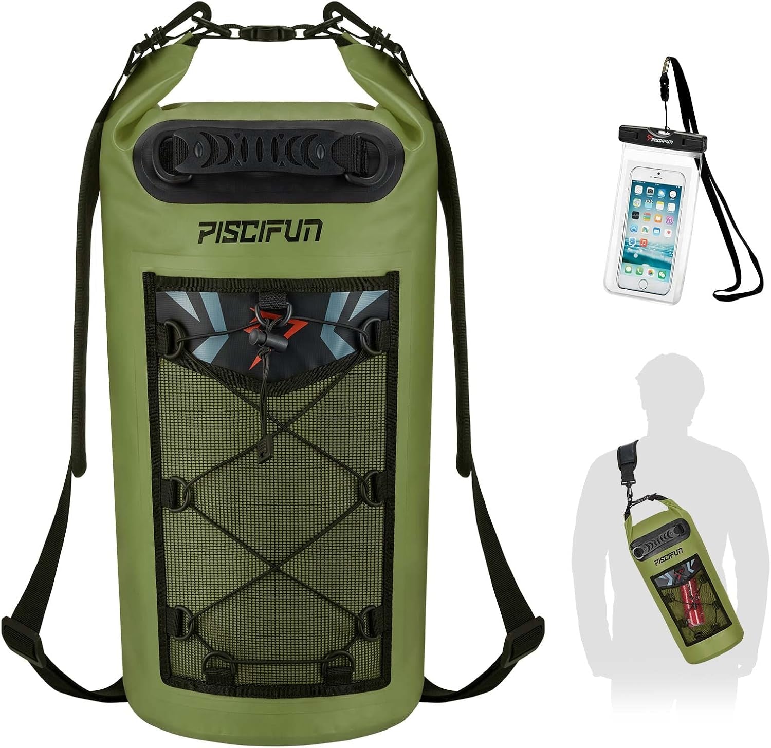 Dry Bag, Waterproof Floating Backpack 10L/20L/30L/40L