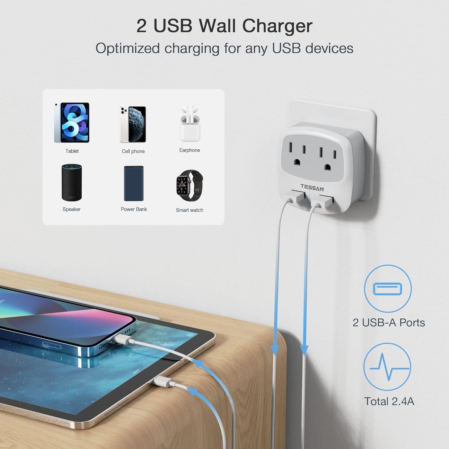 European Travel Plug Adapter Converter