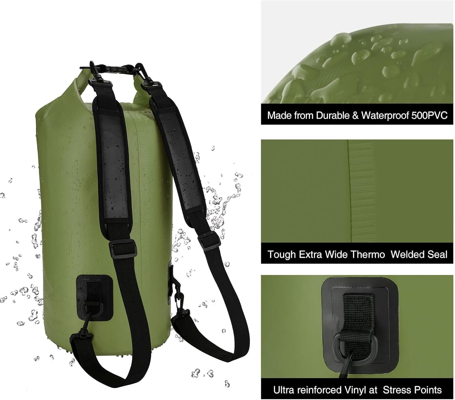 Dry Bag, Waterproof Floating Backpack 10L/20L/30L/40L