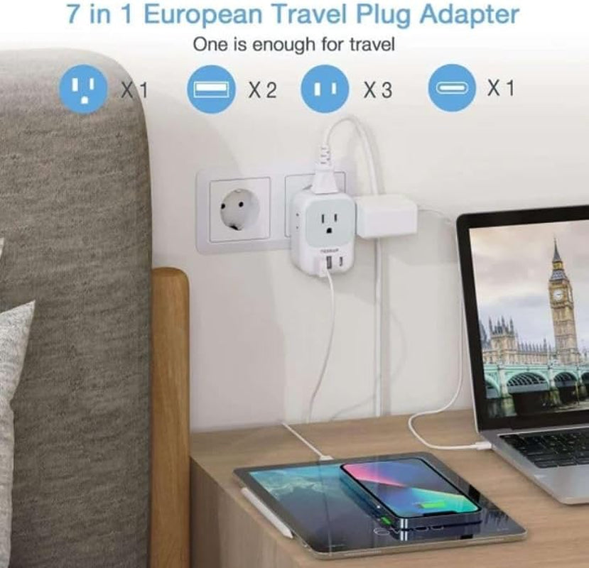 European Travel Plug Adapter Converter