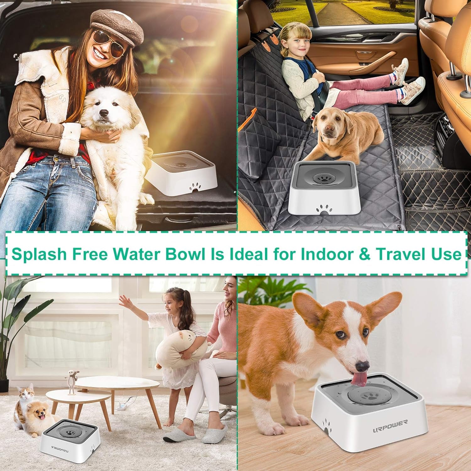 2.5L Dog Water Bowl 85Oz Large Capacity Dog Bowls
